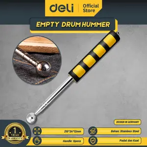Deli Empty Drum Hammer / Wall Inspection Telescopic /  Alat Cek Inspeksi Bangunan Dinding lubang atau keropos DL452002