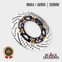 Gambar Black Diamond - Front Disc Brake 260mm AEROX Old New NMAX Connected Turbo Piringan Cakram Depan - Hitam dari Black Diamond Official Store Kota Administrasi Jakarta Timur 2 Tokopedia