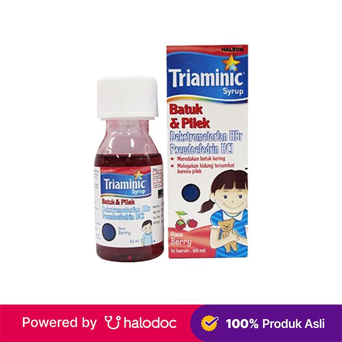 Triaminic Batuk Pilek 60 ml - Obat Batuk & Flu - Halodoc