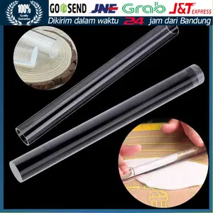 Akrilik Roller Clay Rolling Pin Acrylic Roller Clay Roller Alat Clay