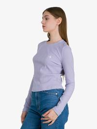 Gambar Calvin Klein Jeans - Logo Ribbed Long Sleeve Baby Tee - LAVENDER - Lavender, XS dari Calvin.Klein Kab. Karawang 2 Tokopedia