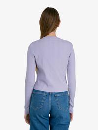 Gambar Calvin Klein Jeans - Logo Ribbed Long Sleeve Baby Tee - LAVENDER - Lavender, XS dari Calvin.Klein Kab. Karawang 3 Tokopedia