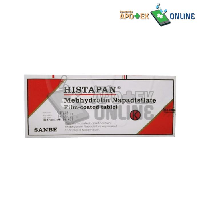 HISTAPAN 50 MG FCT BLISTER 10 TABLET