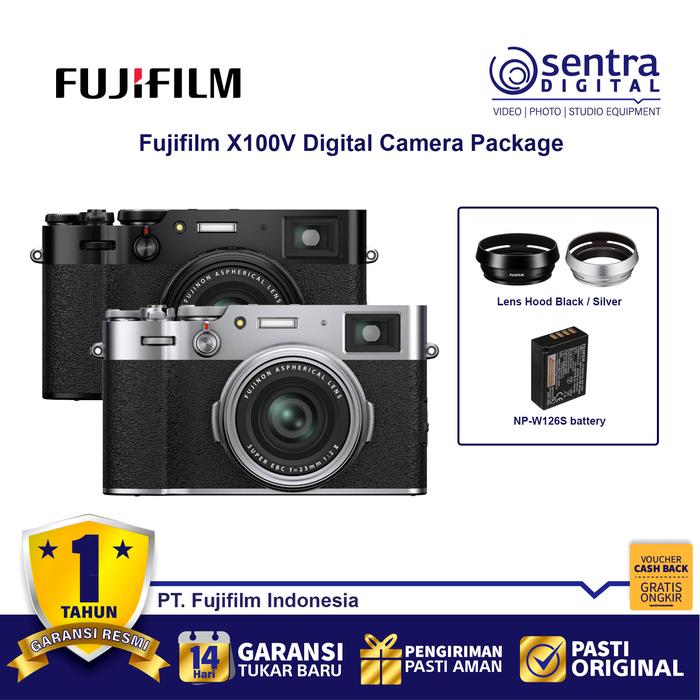 Gambar Fujifilm X100V Digital Camera Package ( Battery & Lens Hood ) dari Sentra Digital Kota Surabaya Tokopedia