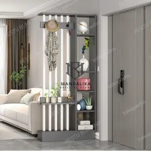 Rak Partisi Penyekat Ruangan Penyekat Ruang Tamu 80 x 20 x 200 Cm