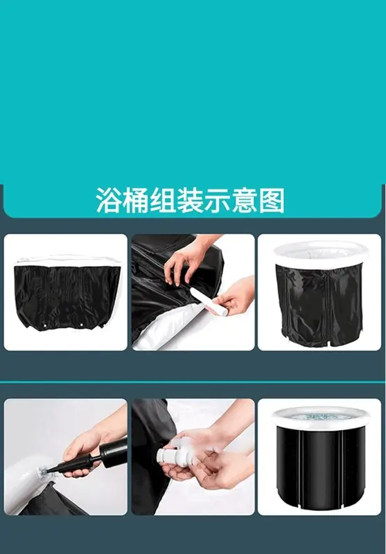 Ice Bath Portable Body Tub Terapi Es & Penyembuhan Otot Rendam Badan Es 3
