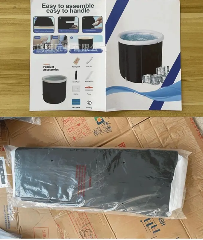 Ice Bath Portable Body Tub Terapi Es & Penyembuhan Otot Rendam Badan Es 4