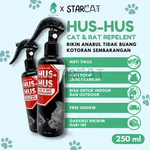 SC Holycatlabs Spray HUS HUS 250ML Kucing Anti Pipis Buang Kotoran Sembarangan Pengusir Tikus Kucing