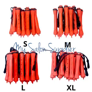 Rotto Keriting Rambut Karet Hitam isi 12