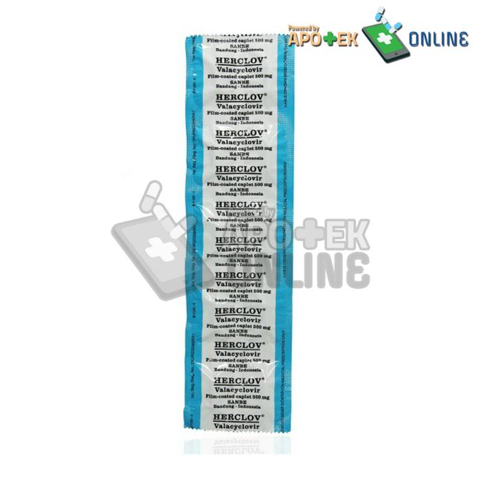 HERCLOV 500MG 1 STRIP 10 KAPLET
