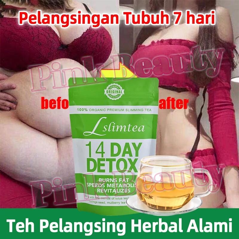 [isi 14 Bags] Teh Pelangsing Herbal Alami Teh Detoks Teh Diet Premium Slimming Tea Detox Tea Drinks Ampuh Melangsingkan Badan Dan Mengecilkan Perut Buncit Tanpa Olahraga Peluntur Lemak Cepat Ampuh Teh