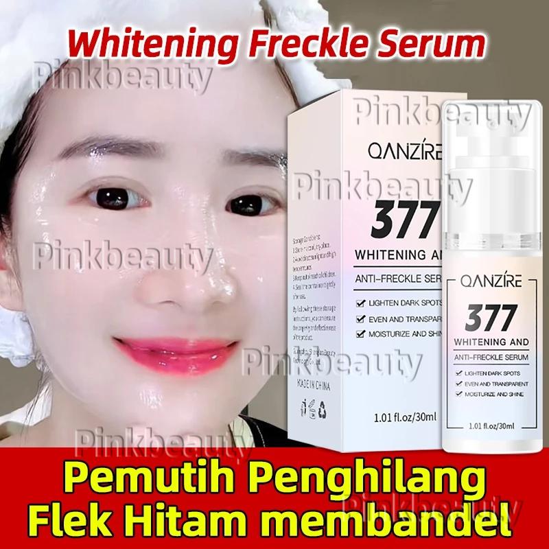 Whitening Freckle Serum 30ML Serum Penghilang Flek Hitam membandel 377 Dark Spot Serum pemutih wajah glowing cepat penghilang flek hitam membandel di wajah Mencerahkan Kulit Brighten Moisturizing Ligh