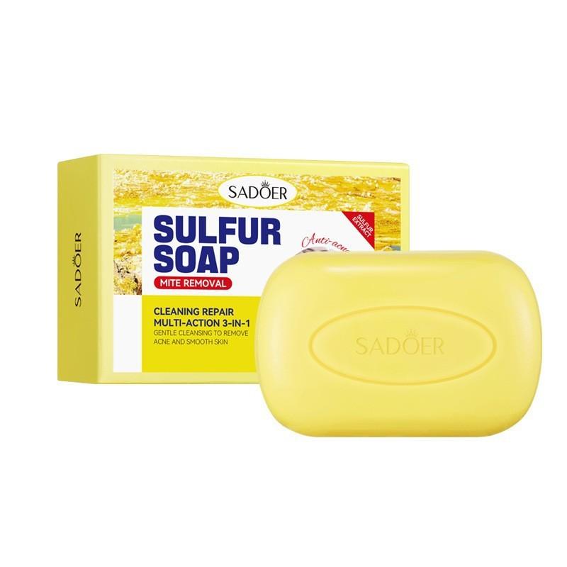 Sabun Belerang Untuk Gatal Asli Sabun Panu Paling Ampuh 125g Untuk Panu Jerawat Sulfur Gatal Sabun Belerang Gatal Ampuh Jamur Kulit Obat Kulit Sabun Menghilangkan Tungau & Kurap Kulit Antibakteri Meri