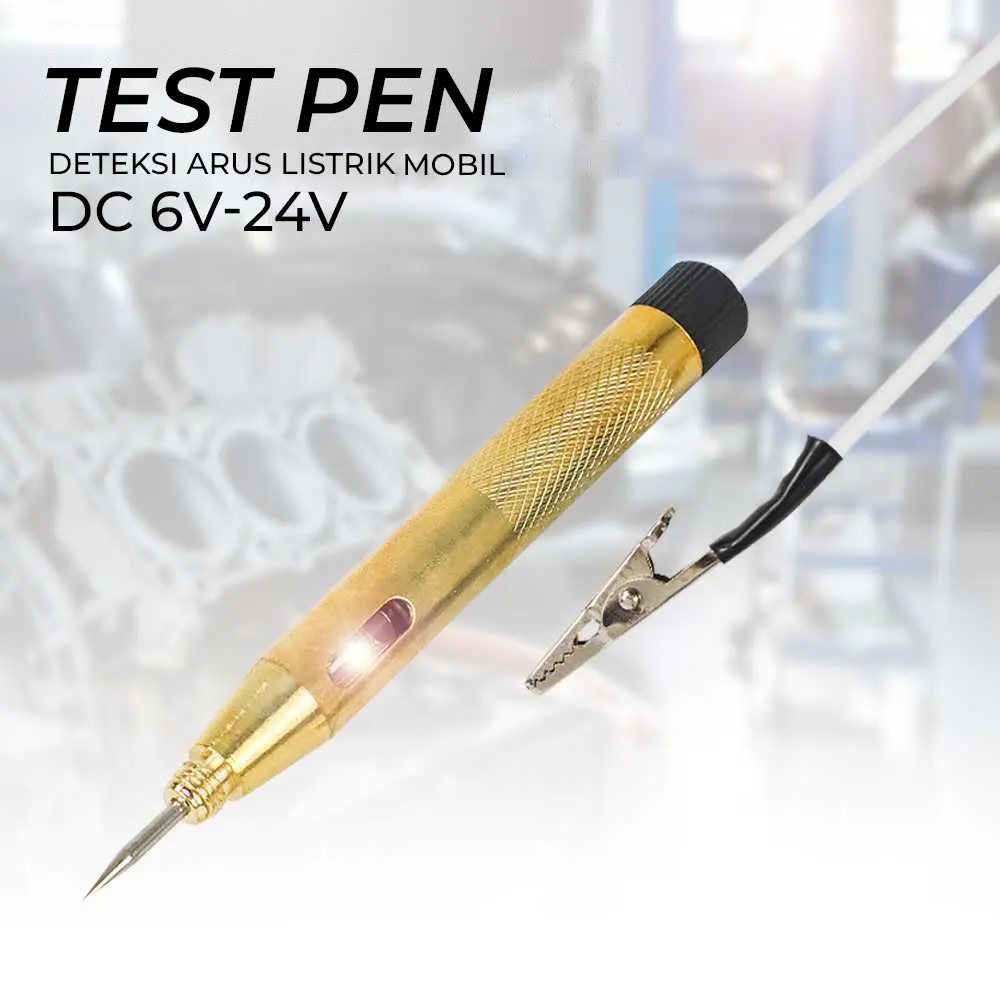 Test Pen Deteksi Arus Listrik Car Voltage Tester DC 6-24V - ET610