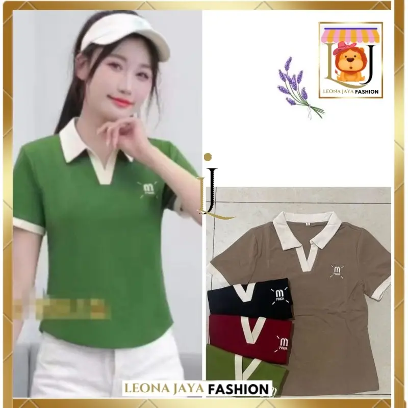 LJ FASHION BLOUSE IMPORT PREMIUM BKK / KAOS RIB BKK #8803