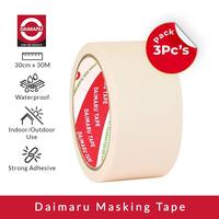 Gambar Daimaru Masking Tape Lakban Kertas 2 Inch 48mm x 21m x 3 Pcs dari Mitech Protection Kota Tangerang Selatan 1 Tokopedia