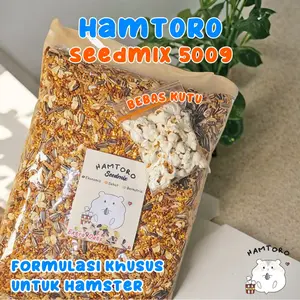 New Hamtoro Seedmix G Oats Bonus Popcorn Racik Hamster Food