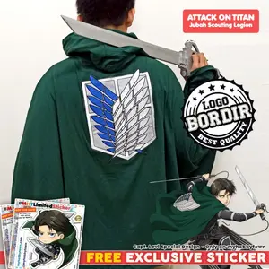 Jubah Attack On Titan (Shingeki no Kyojin) : Scouting Legion