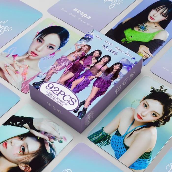 Jual 92PC LOMO CARD HOLOGRAM PHOTOCARD KPOP KOREA IDOL K POP AESPA ...