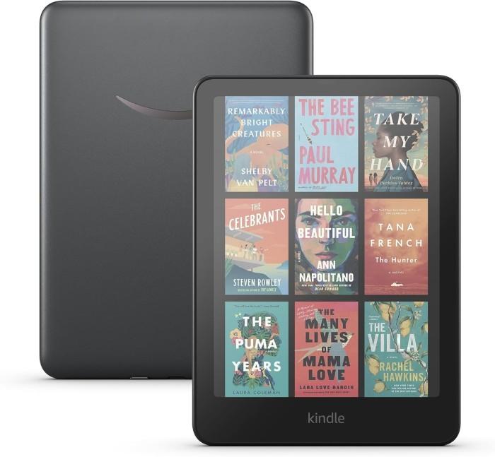 Amazon Kindle Colorsoft Signature Edition (32 GB) – With color display, auto-adjusting front light, wireless charging, and long battery life - Metallic Black