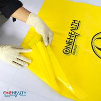 Gambar BIOHAZARD INFECTIOUS WASTE BAG 80 X 60 ONEHEALTH/kantong plastik sampah medis/plastik kuning limbah medis 1 pack isi 50pcs dari Onehealth Indonesia Kab. Tangerang 3 Tokopedia