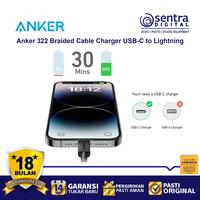 Gambar Kabel Charger Anker 322 USB C to Lightning Cable 3ft Braided dari Sentra Digital Kota Surabaya 2 Tokopedia