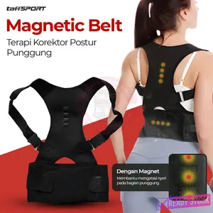 Korset Tali Korektor Magnetic Terapi Pelurus Postur Punggung L-XL