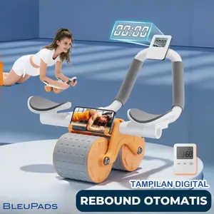 ABDOMINAL WHEEL RODA PERUT FITNESS OLAHRAGA AB ROLLER AB alat push up gym