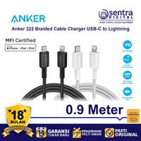 Gambar Kabel Charger Anker 322 USB C to Lightning Cable 3ft Braided dari Sentra Digital Kota Surabaya 1 Tokopedia