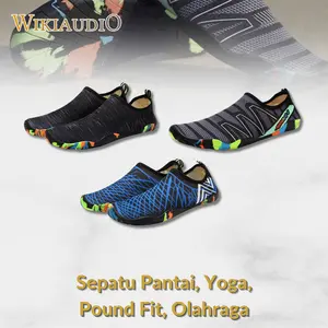 Sepatu  Air Anti Slip Pantai Diving Yoga Outdoor Trekking Poundfit Yoga Olahraga Senam PIlates Wading Renang Wanita dan Pria