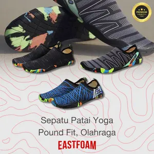 Sepatu  Air Anti Slip Pantai Diving Yoga Outdoor Trekking Poundfit Yoga Olahraga Senam PIlates Wading Renang Wanita dan Pria