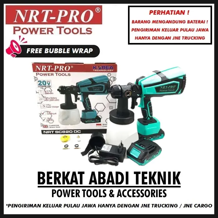 NRT-PRO SC820DC Spray Gun Cordless Cat Spraygun SC 820 DC SC820 820DC