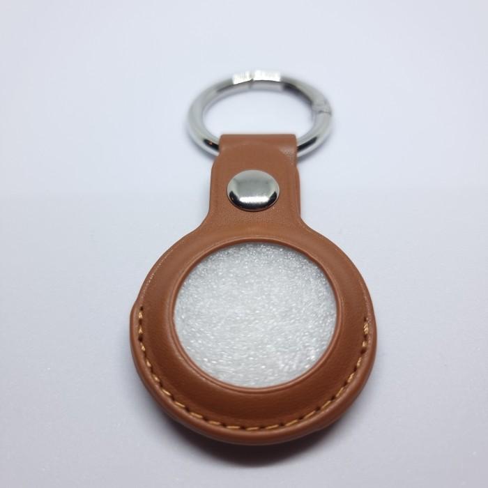 Apple Airtag GPS Leather Keychain Holder | Gantungan Kunci