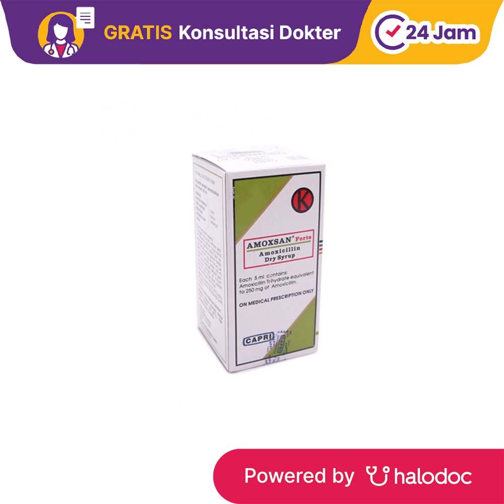 Amoxsan Forte Dry Sirup 60 ml - Antibiotik - Halodoc