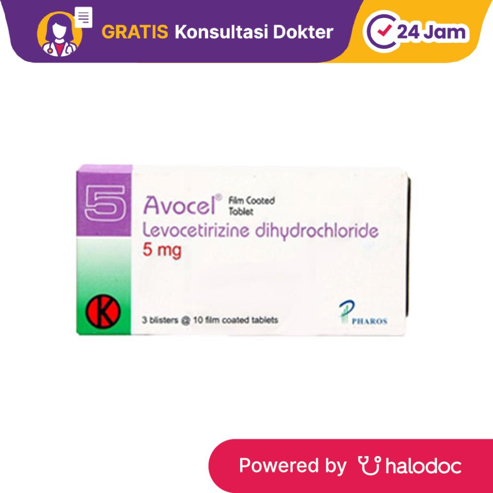 Avocel 5 mg 10 Tablet - Obat Alergi - Halodoc