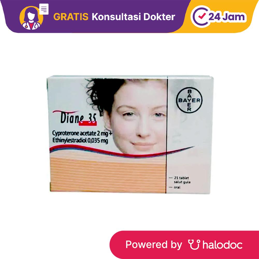 Diane-35 21 Tablet - Pil Kontrasepsi - Halodoc