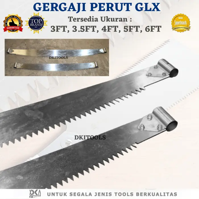 Gergaji Perut 3Ft, 3.5Ft, 4Ft, 5Ft, 6Ft Glx Readyy Kak^_^