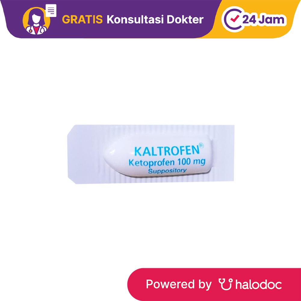 Kaltrofen Suppositoria 100 mg - Obat Pereda Demam & Nyeri - Halodoc