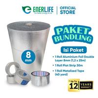 Gambar Peredam Panas Atap - Aluminium Thermal Foam 8mm Double EnerLife S-8A2 - Tanpa Aksesoris dari Enerlife Insulation Kota Administrasi Jakarta Barat 1 Tokopedia