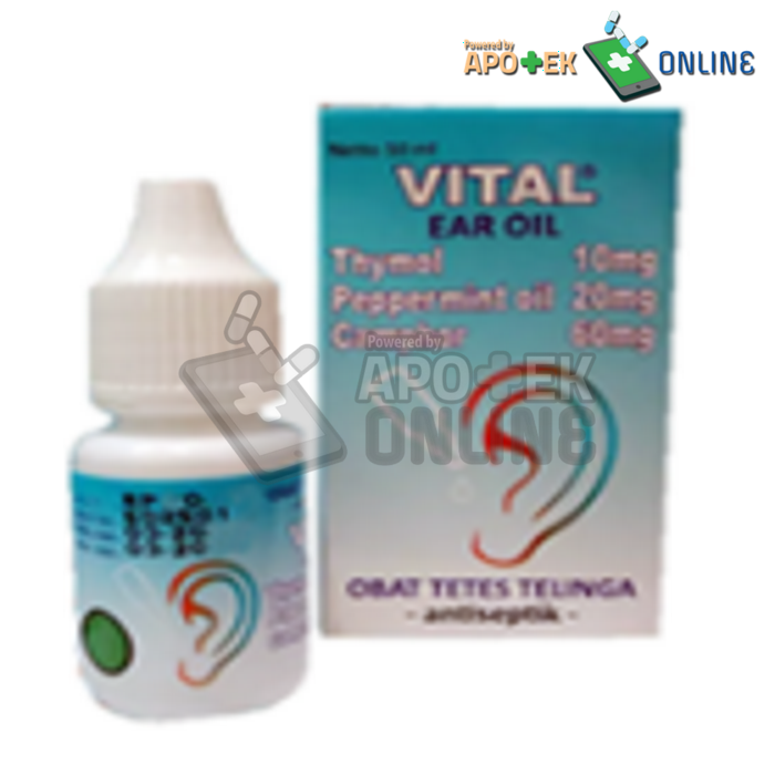 Gambar VITAL EAR OIL 1 BOX 10 ML dari Apotek Untung Bojong Soang Kab. Bandung Tokopedia