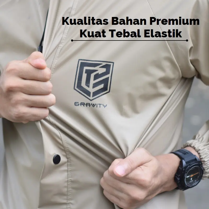 [P R O M O] Jas Hujan GRAVITY Mantel/Mantol Pria Wanita Setelan Baju dan Celana Dewasa Tebal Lentur Tahan Lama, Best Quality Raincoat Terbaru 01