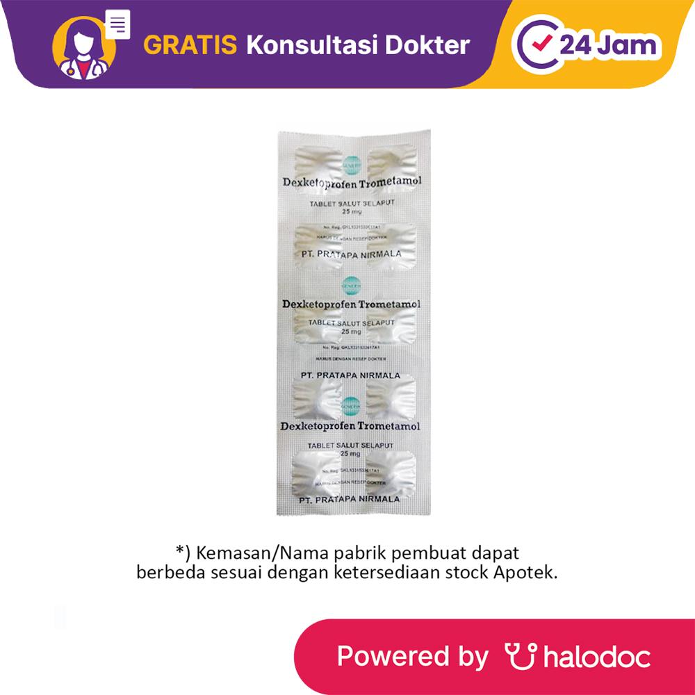 Dexketoprofen 25 mg 10 Tablet