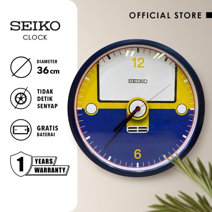 Gambar [Limited Edition] Jam Dinding Seiko PJA020L 36cm Thailand Tuktuk Series dari SEIKO Clocks Kota Administrasi Jakarta Barat Tokopedia
