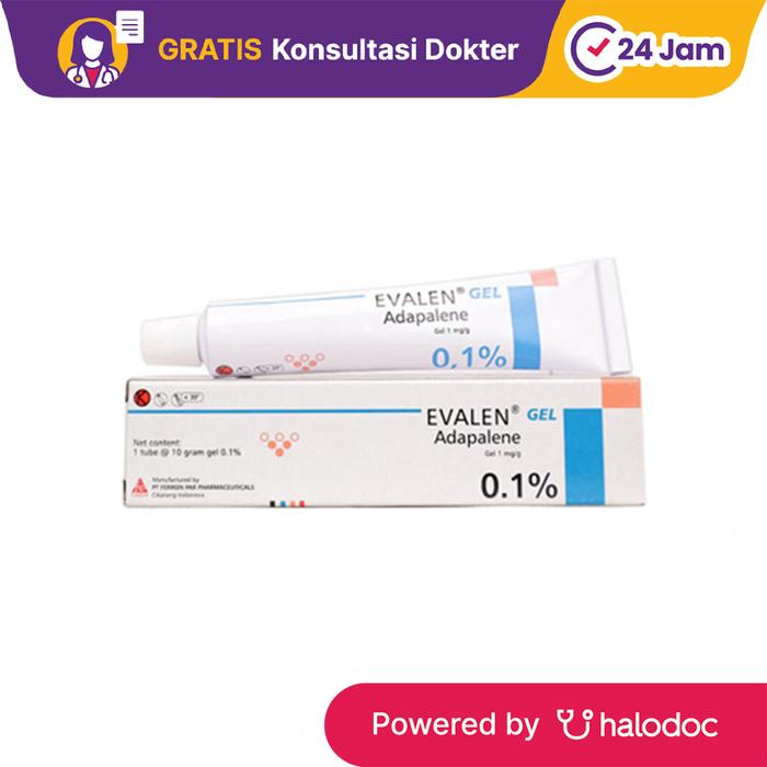 Gambar Evalen Gel 10 g - Obat Jerawat - Halodoc dari Apotek Medika Prima Tambora Kota Administrasi Jakarta Barat Tokopedia