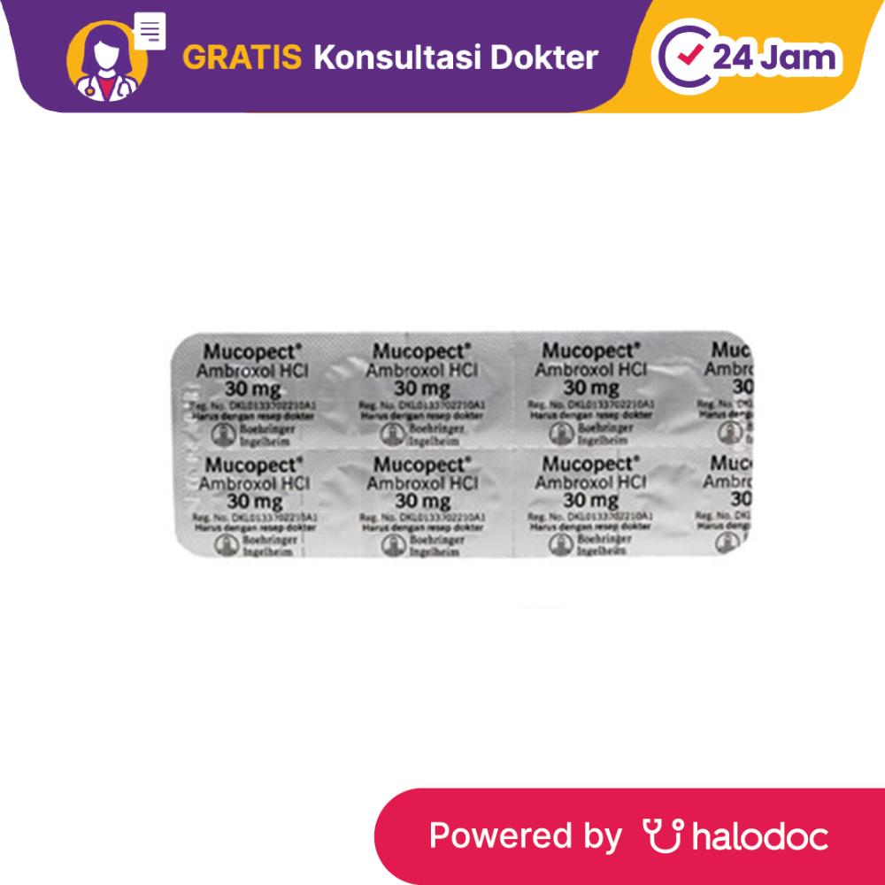 Mucopect 30 mg 10 Tablet - Obat Batuk & Flu - Halodoc