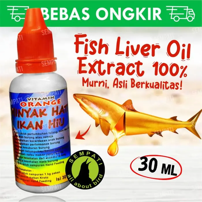MINYAK HATI IKAN HIU AIDY WIJAYA OBAT BURUNG PENUMBUH BULU