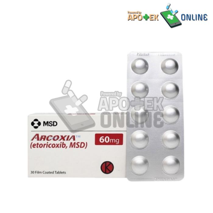 ARCOXIA 60MG 1 BLISTER 10 TABLET