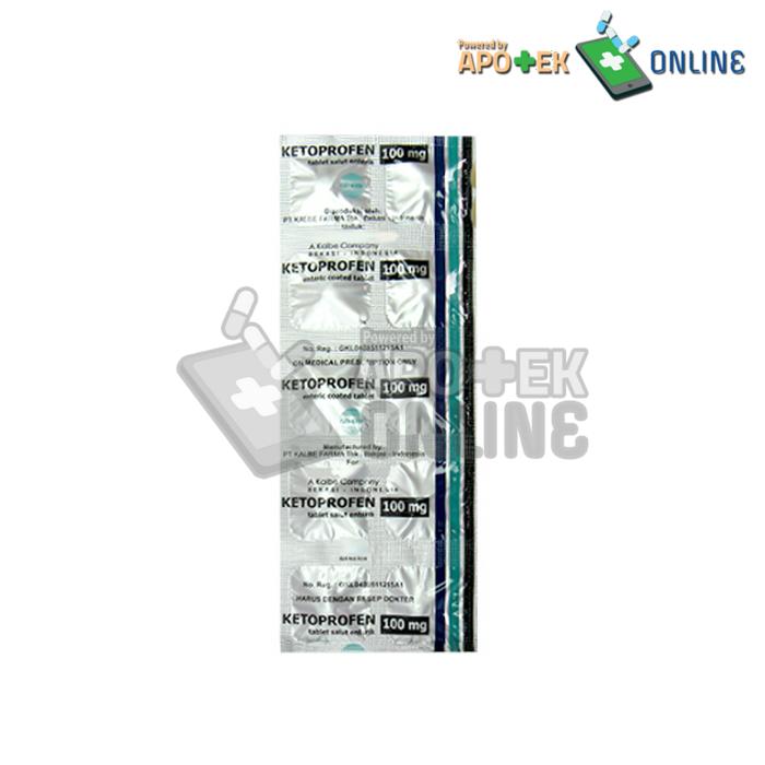 KETOPROFEN 100MG 1 STRIP 10 TABLET (Gen-Novell)