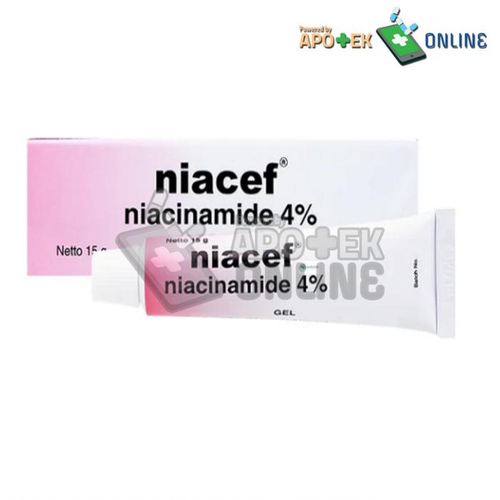 NIACEF 4% GEL TUBE 15GR ACNE