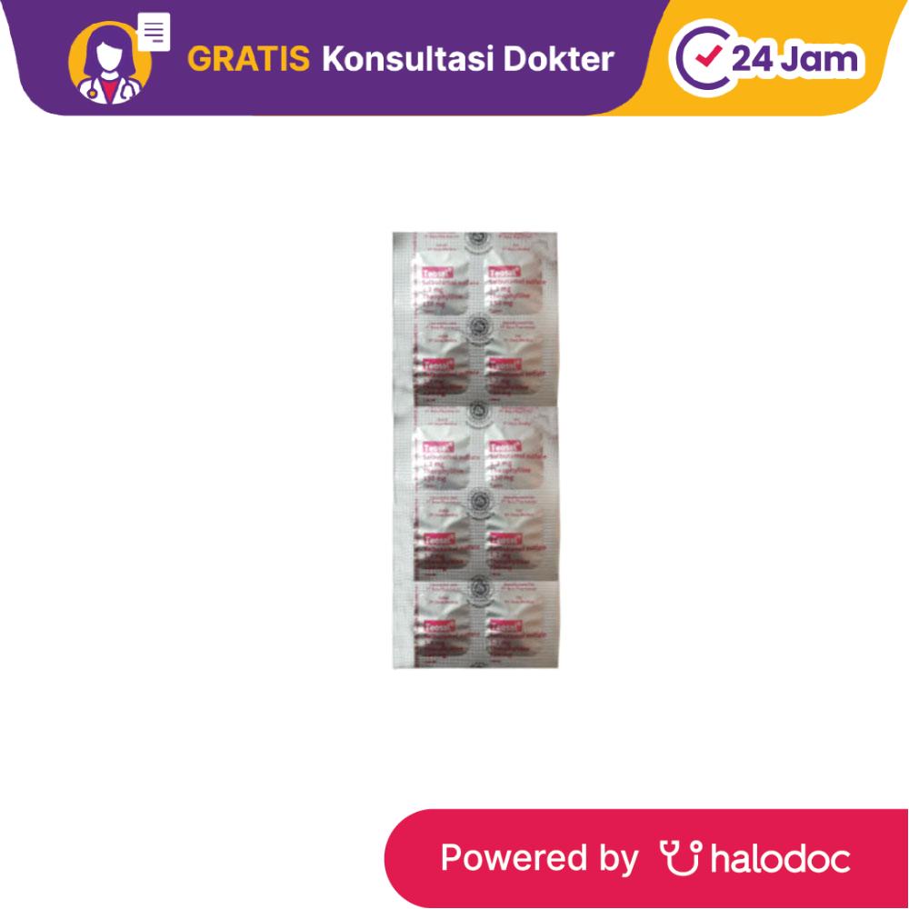 Teosal 10 Tablet - Obat Asma - Halodoc